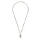 Gucci Signature Necklace with tag in sterling silver with bee and Double G motif YBB728265001