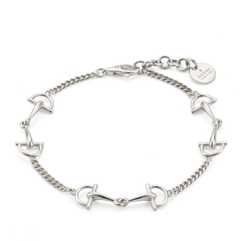 Gucci Staffa Gucci Staffa chain bracelet with 3 elements in sterling silver YBA875974001