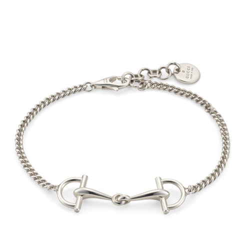 Gucci Staffa Gucci Staffa chain bracelet with single element in sterling silver YBA875963001