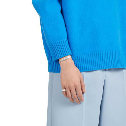 Gucci Tag Bracelet in sterling silver with logo YBA774054001