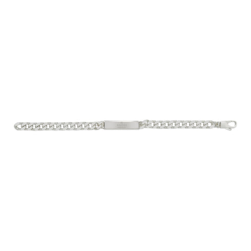 Gucci Tag Bracelet in sterling silver with logo YBA774054001