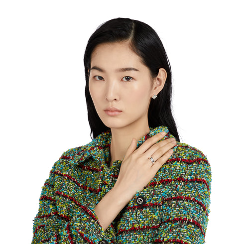 Gucci Tag Ring in sterling silver with logo YBC774052001