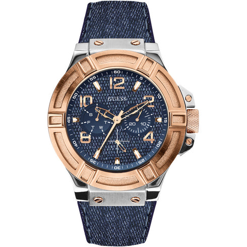 GUESS WATCH TIME 3 HANDS RIGOR W0040G6