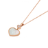 HAPPY HEARTS ROSE GOLD MOTHER-OF-PEARL PENDANT 797482-5301