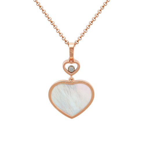 HAPPY HEARTS ROSE GOLD MOTHER-OF-PEARL PENDANT 797482-5301