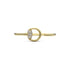 Horsebit Horsebit cuff bracelet in 18kt yellow gold and diamonds YBA837690002