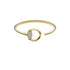 Horsebit Horsebit cuff bracelet in 18kt yellow gold and diamonds YBA837690002