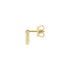 Horsebit Horsebit stud earrings in 18kt yellow gold and diamonds YBD861448001