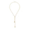 Horsebit Lariat necklace with Horsebit details in yellow gold_60cm YBB795850001