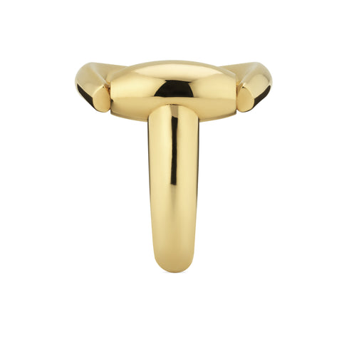 Horsebit Ring in yellow gold YBC831304001