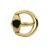 Horsebit Ring in yellow gold YBC831304001