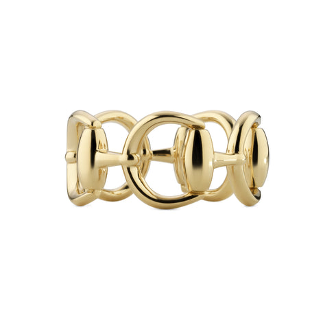 Horsebit Ring in yellow gold YBC831316001