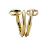 Horsebit Ring in yellow gold YBC837799001