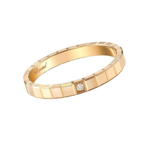 ICE CUBE MINI ROSE GOLD DIAMOND RING SIZE 54 827702-5230