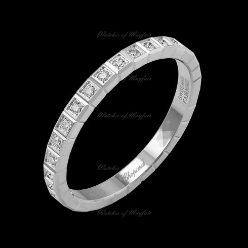 ICE CUBE PURE WHITE GOLD DIAMOND FULL-SET RING SIZE 48 827702-1284