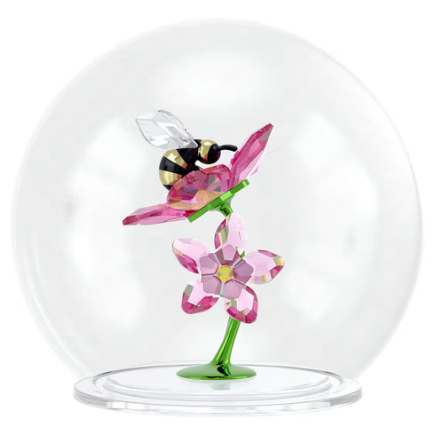IDYLLIA SFERA IN VETRO CON APE E FIORI SW5721549
