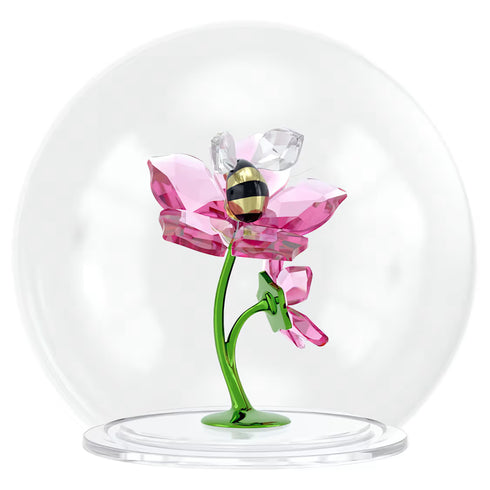 IDYLLIA SFERA IN VETRO CON APE E FIORI SW5721549
