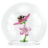 IDYLLIA SFERA IN VETRO CON APE E FIORI SW5721549