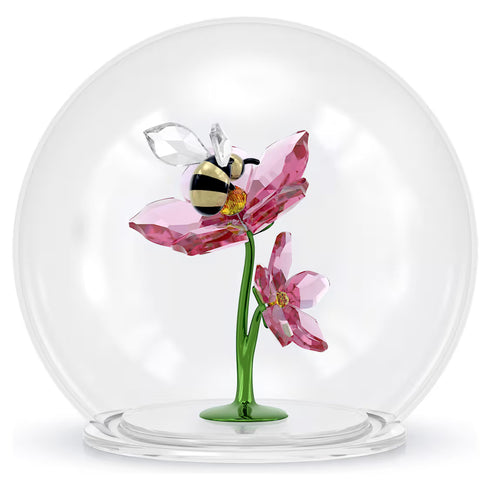 IDYLLIA SFERA IN VETRO CON APE E FIORI SW5721549