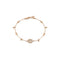 Interlocking G Bracelet in 18kt pink gold and diamonds YBA729403001