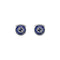 Interlocking G Cufflinks with motif in sterling silver and lapis YBE645589001