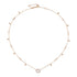 Interlocking G Necklace in 18kt pink gold and diamonds YBB729402001