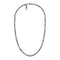 Interlocking G Necklace in aged sterling silver with motif YBB616941001