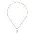 Interlocking G Necklace with pendant in sterling silver YBB479219001