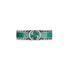 Interlocking G Ring with motif in sterling silver and turquoise enamel YBC645573001