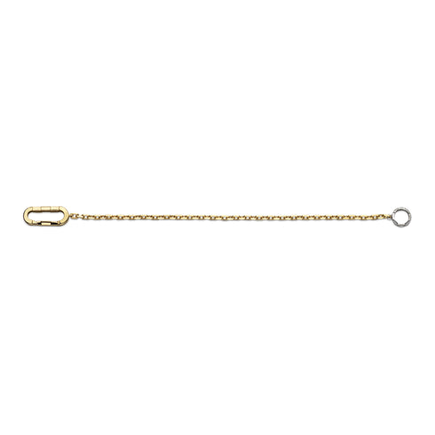 Link to Love chain bracelet in yellow and white gold YBA786693001