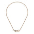 Link to Love chain necklace in pink and white gold YBB786671002