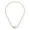Link to Love chain necklace in yellow and white gold YBB786671001
