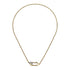 Link to Love chain necklace in yellow and white gold YBB786671001