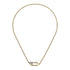 Link to Love chain necklace in yellow and white gold YBB786671001