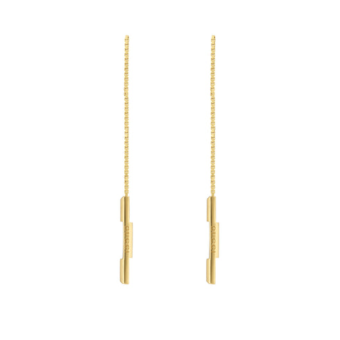 Link to love earrings in 18kt yellow gold YBD662115001