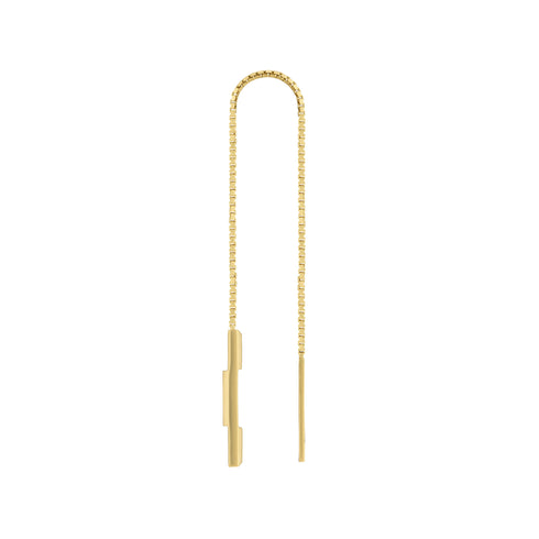 Link to love earrings in 18kt yellow gold YBD662115001