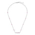 Link to Love necklace in 18kt white gold and rubellite YBB702394001