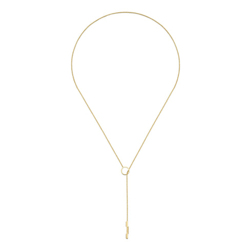 Link to love necklace in 18kt yellow gold YBB662110001