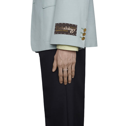 Link to Love ring in 18kt white gold and diamonds YBC662140001