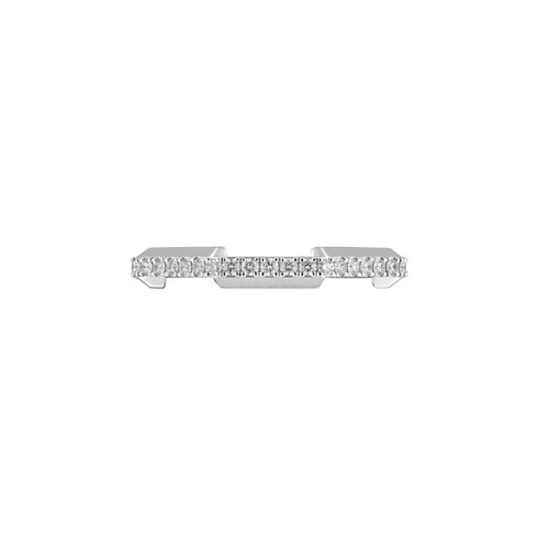 Link to Love ring in 18kt white gold and diamonds YBC662140001
