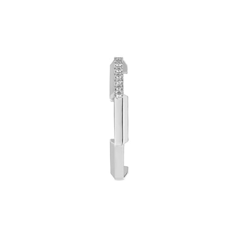 Link to Love ring in 18kt white gold and diamonds YBC662140001