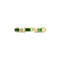 Link to Love ring in 18kt yellow gold and green tourmaline YBC662256002