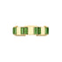 Link to Love ring in 18kt yellow gold and green tourmaline YBC702414002