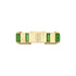 Link to Love ring in 18kt yellow gold and green tourmaline YBC702414002