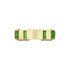 Link to Love ring in 18kt yellow gold and green tourmaline YBC702414002