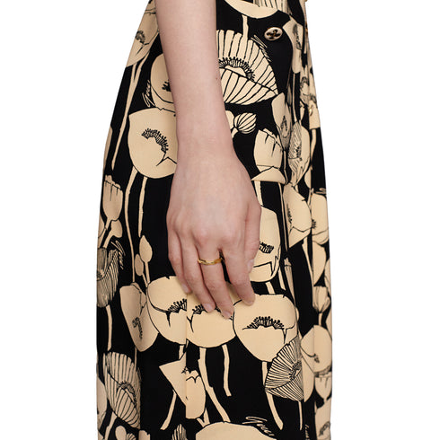 Link to Love studded ring in 18kt yellow gold YBC662177001