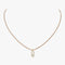 MESSIKA CARE(S) BEIGE CORD PAVÉ NECKLACE 14105-YG