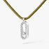 MESSIKA CARE(S) KHAKI CORD PAVÉ NECKLACE 14103-WG
