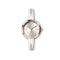 Model 2000 30 MM STAINLESS STEEL CASE
PINK GOLD PLATED BEZEL
SILVER DIAL
STAINLESS STEEL BANGLE
QUARTZ MOVEMENT
Size 16 YA167524