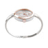 Model 2000 30 MM STAINLESS STEEL CASE
PINK GOLD PLATED BEZEL
SILVER DIAL
STAINLESS STEEL BANGLE
QUARTZ MOVEMENT
Size 16 YA167524